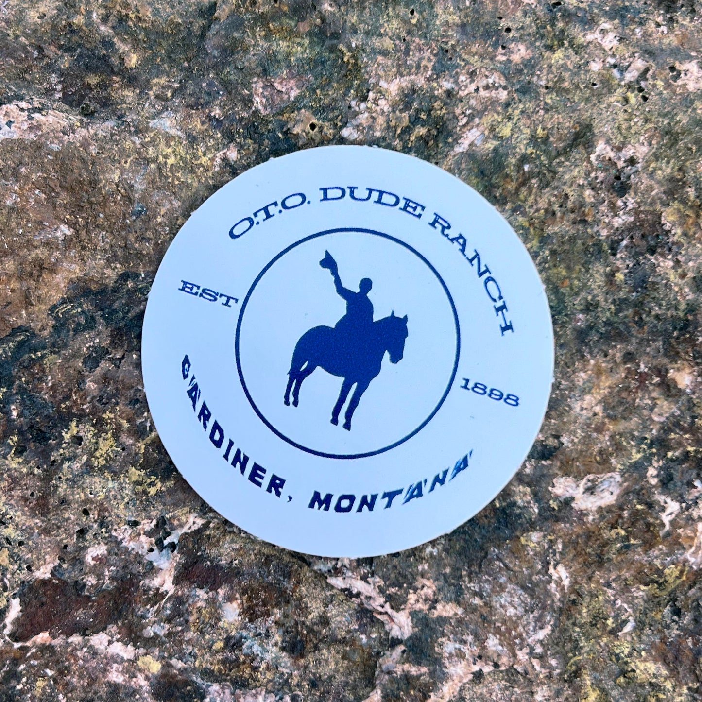 O.T.O. Dude Ranch Dick Randall Round Sticker