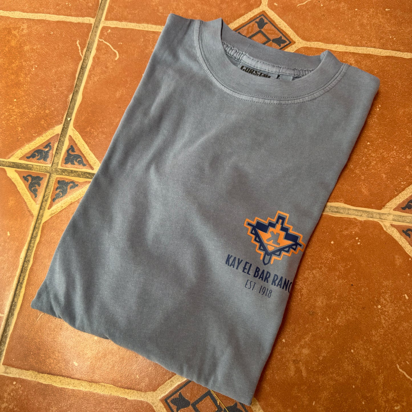 Kay El Bar Blue Cowboy Tee
