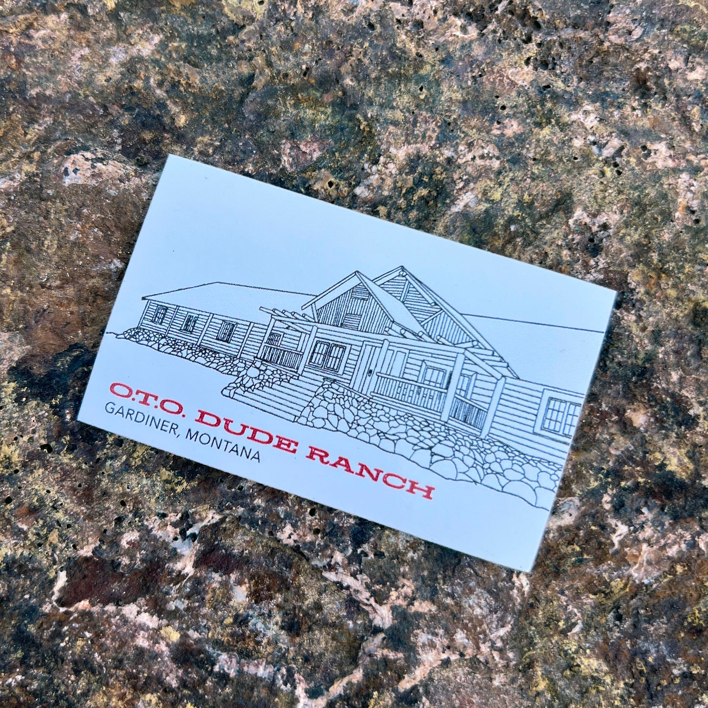 O.T.O. Dude Ranch Lodge Sticker