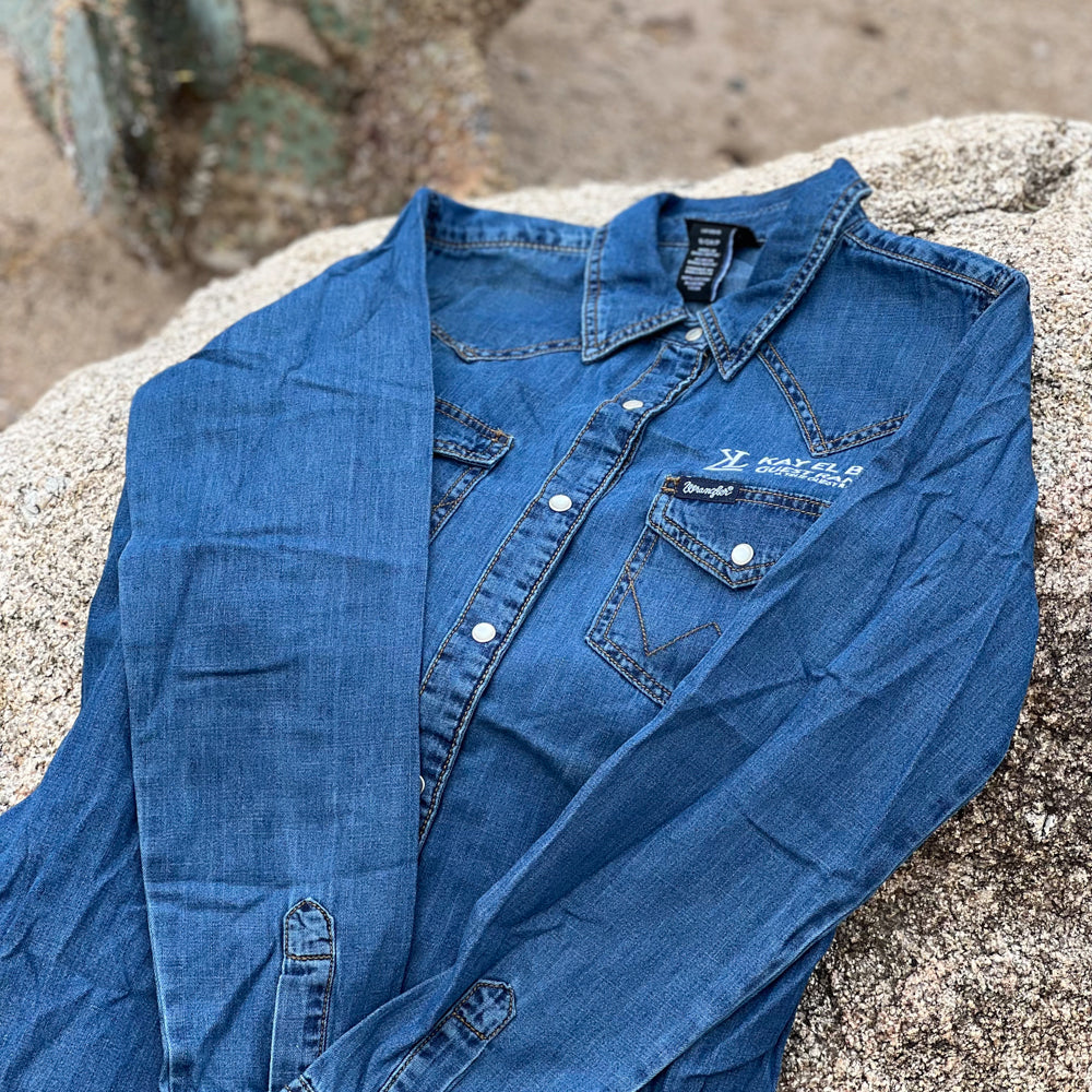 Kay El Bar Ladies Denim Wrangler Shirt