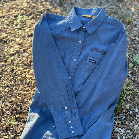 Rancho de la Osa Ladies Denim Wrangler Shirt