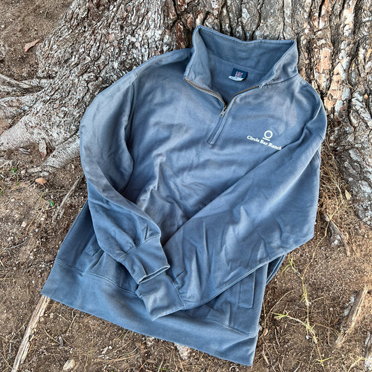 Circle Bar Ranch Mens Quarter Zip Sweatshirt