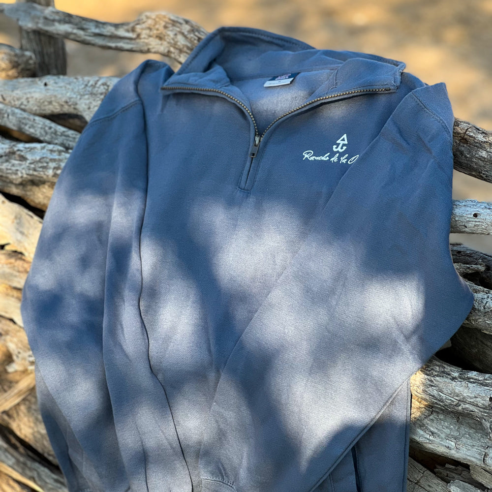 Rancho de la Osa Mens Quarter Zip Sweatshirt