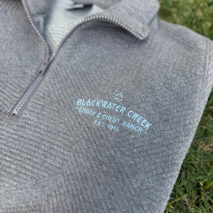 Blackwater Creek Ranch Ladies Quarter Zip Sweatshirt