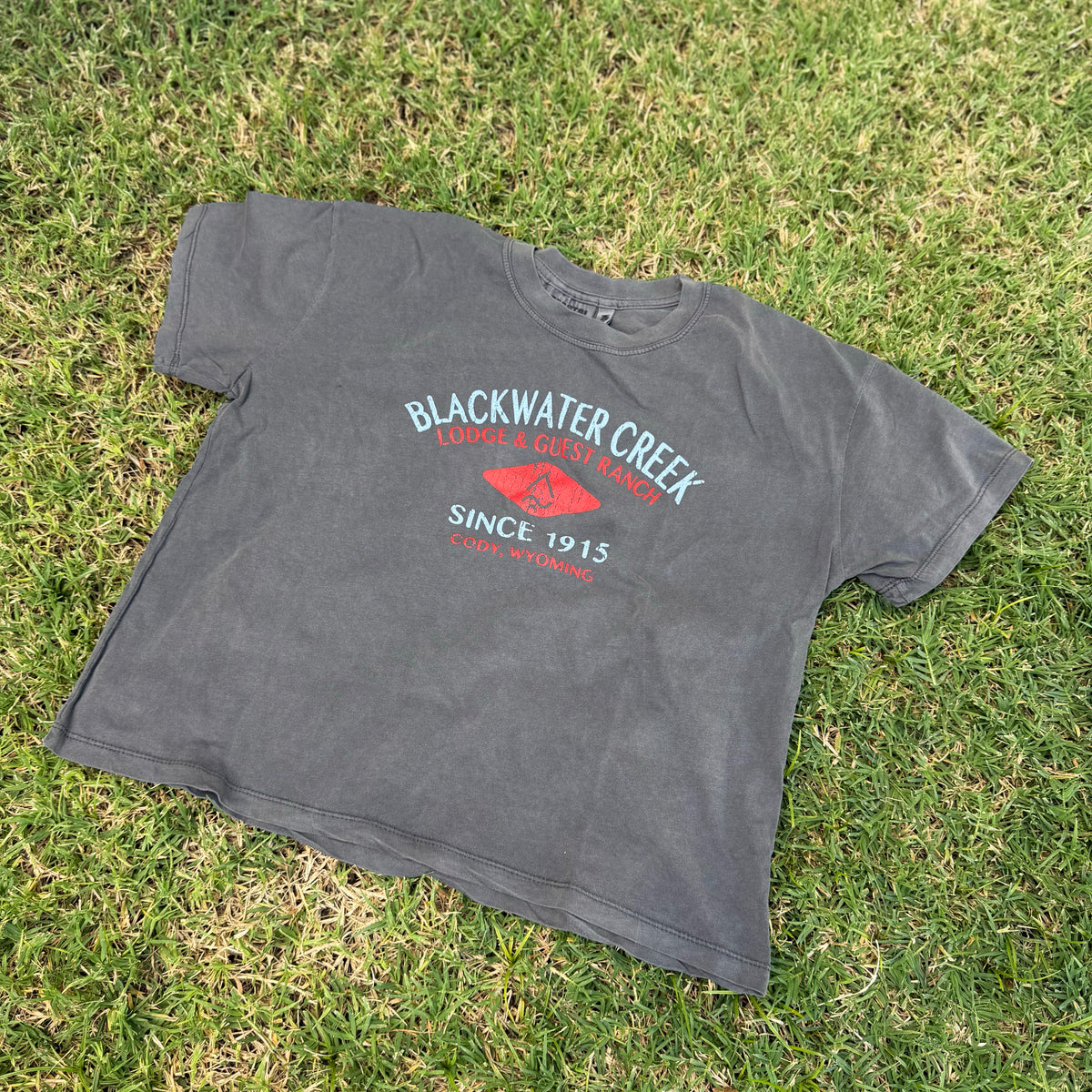Blackwater Creek Ranch Ladies Cropped T-Shirt