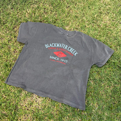 Blackwater Creek Ranch Ladies Cropped T-Shirt