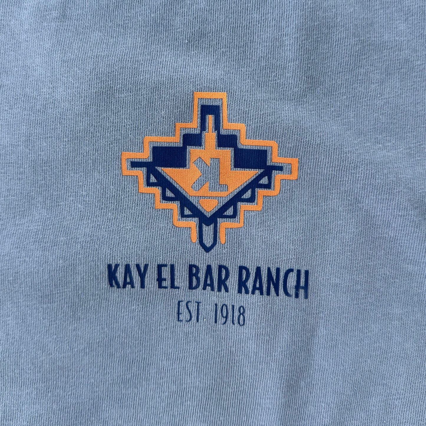 Kay El Bar Blue Cowboy Tee
