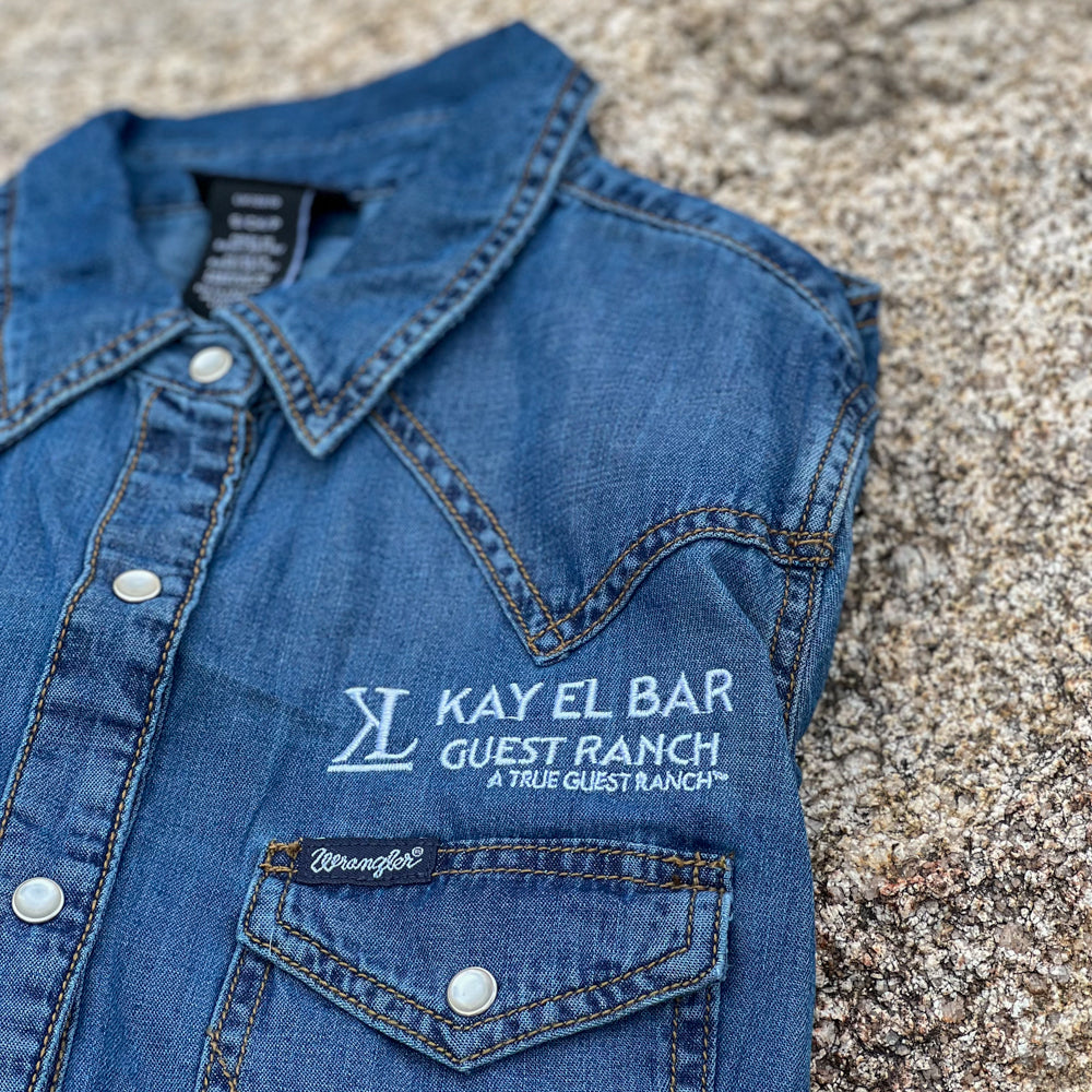 Kay El Bar Ladies Denim Wrangler Shirt