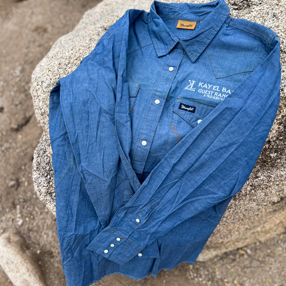 Kay El Bar Ladies Denim Wrangler Shirt