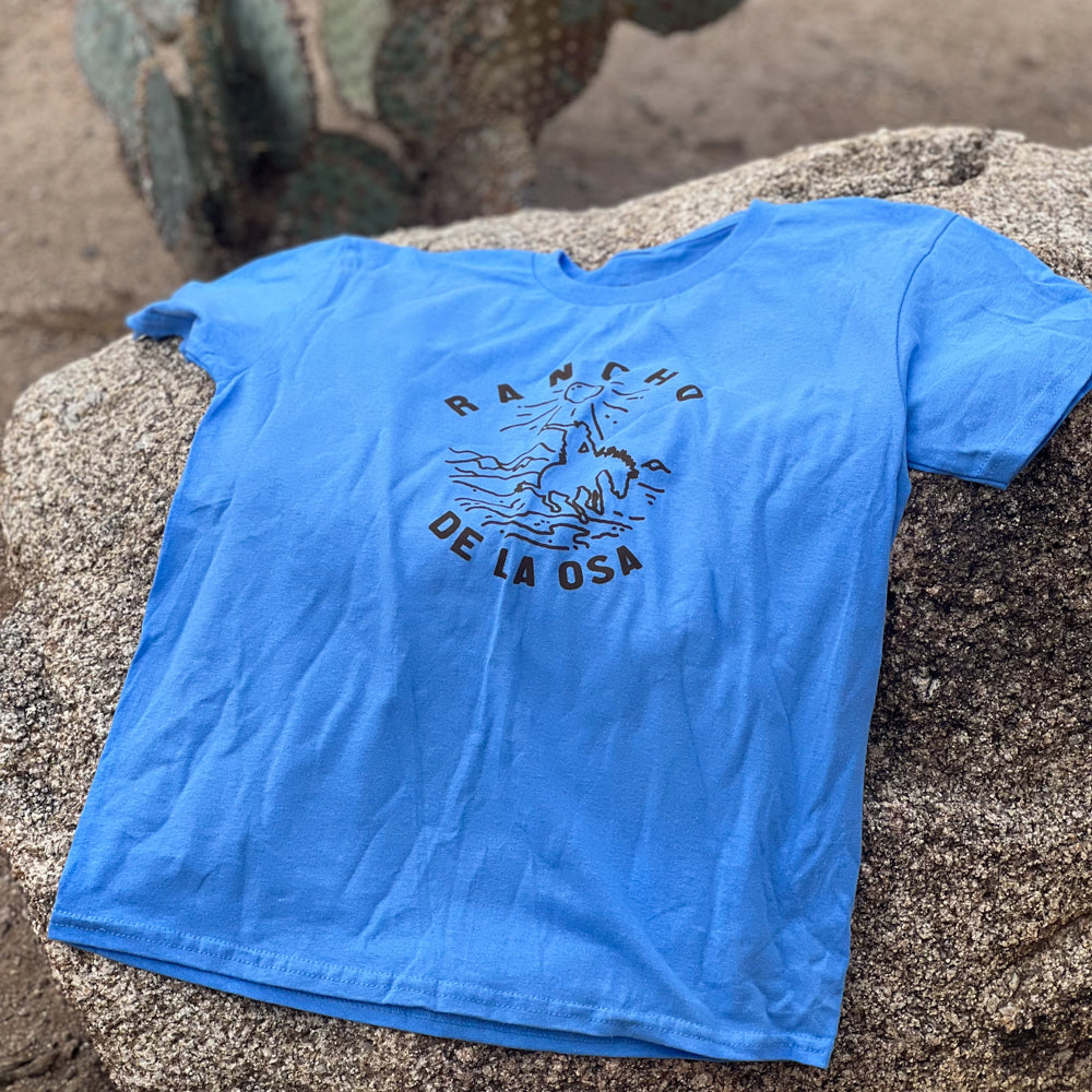 Rancho de la Osa Light Blue Kids T-Shirt