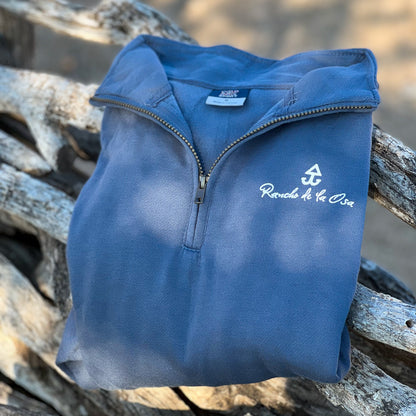 Rancho de la Osa Mens Quarter Zip Sweatshirt