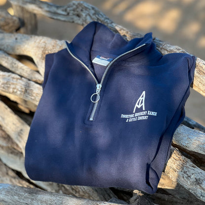 Tombstone Monument Ranch Ladies Quarter Zip Sweatshirt